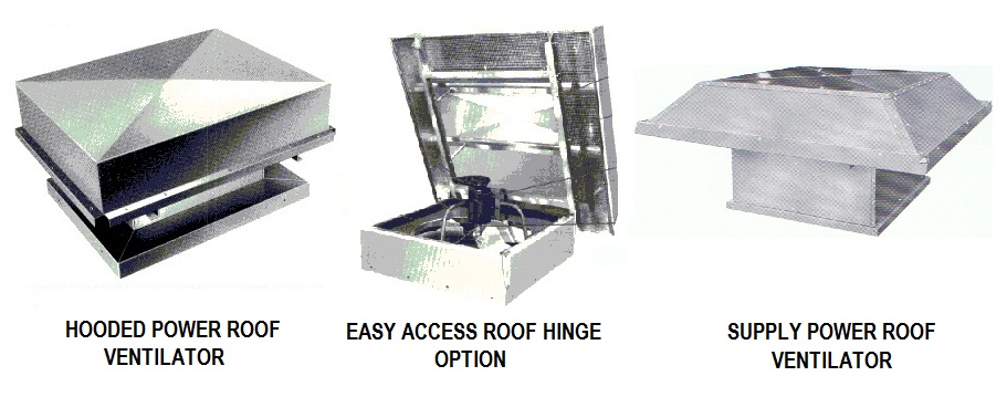 roof ventilator Canada Blower Canadian Blower hooded roof supply ventilator
