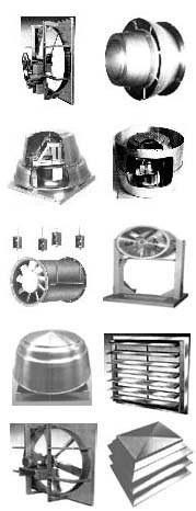 Commercial ventilator fan blower